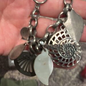 Silver Seashell Charm Bracelet